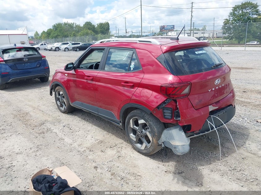 Vin: kmhrc8a36pu228752, lot: 46242256, hyundai venue limited 20233