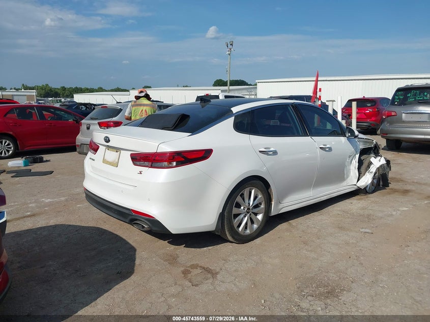 Vin: 5xxgt4l30jg242001, lot: 46242263, kia optima s 20184