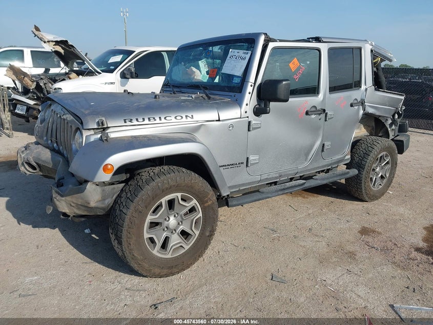 2017 Jeep Wrangler, All Over, IAAI, VIN 1C4BJWFG7HL507355 — photo 2