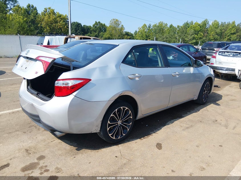 Vin: 2t1burhe2ec081856, lot: 46242303, toyota corolla s plus 20144