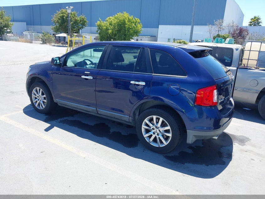 Vin: 2fmdk3jc3bba27664, lot: 46242322, ford edge sel 20113