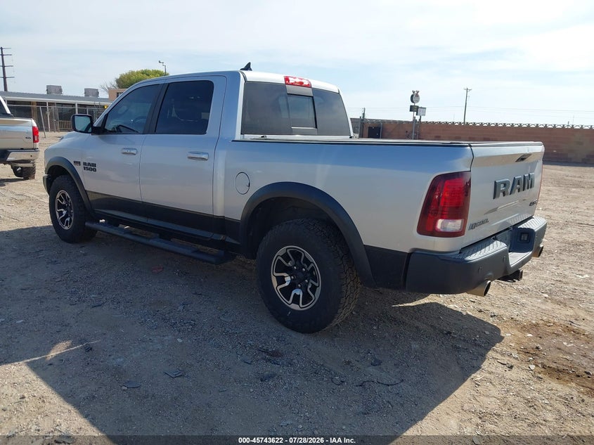 Vin: 1c6rr7yt9hs720201, lot: 46242326, ram 1500 rebel  4x4 5'7 box 20173