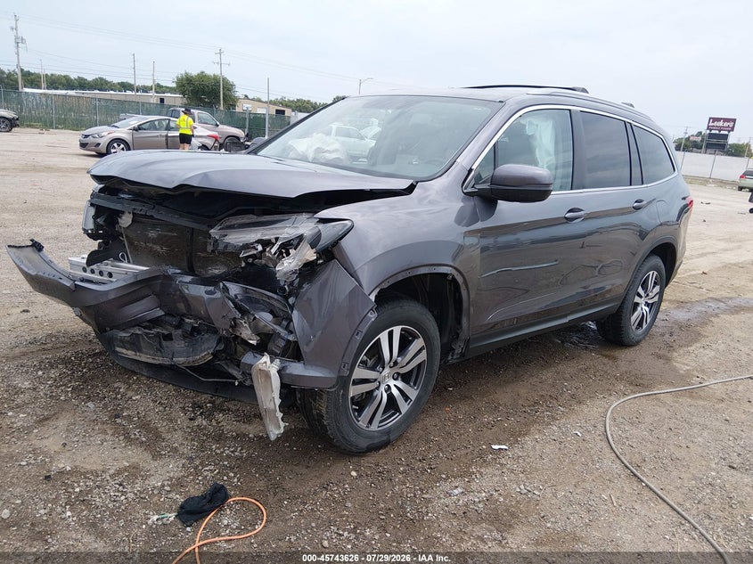 Vin: 5fnyf6h57hb043090, lot: 46242329, honda pilot ex-l 20172