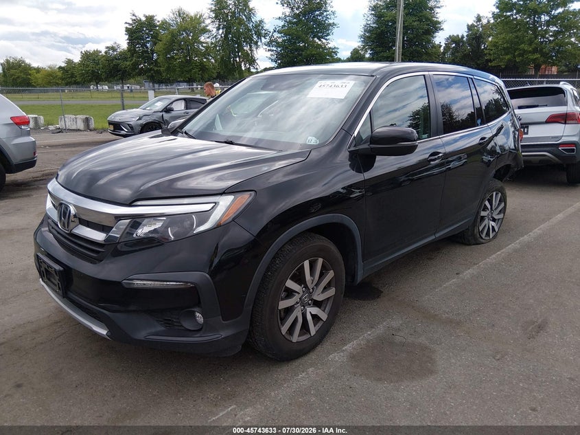 Vin: 5fnyf6h53nb022409, lot: 46242337, honda pilot awd ex-l 20222
