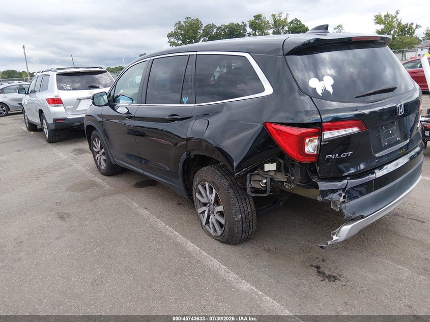 Vin: 5fnyf6h53nb022409, lot: 46242337, honda pilot awd ex-l 20223