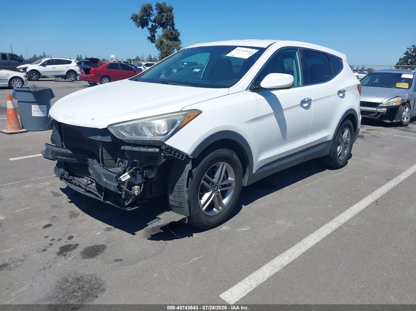 Vin: 5xyztdlb7hg439530, lot: 46242347, hyundai santa fe sport 2.4l 20172