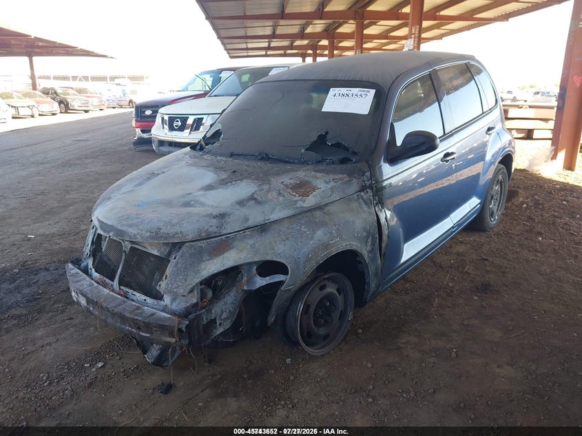 2006 Chrysler PT Cruiser, Total Burn, IAAI, VIN 3A4FY58B66T347733 — photo 2