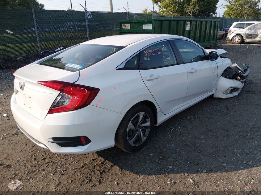 Vin: 19xfc2f65ke010641, lot: 46242373, honda civic lx 20194