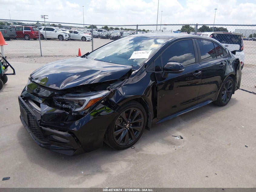 Vin: 5yfs4mce6pp146589, lot: 46242378, toyota corolla se 20232