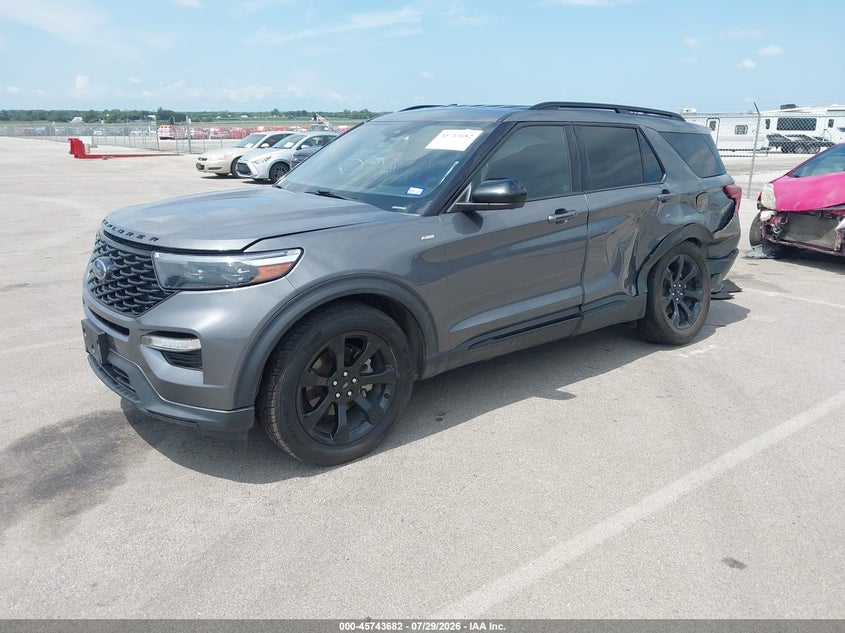 Vin: 1fmsk7kh4ngc49331, lot: 46242386, ford explorer st-line 20222