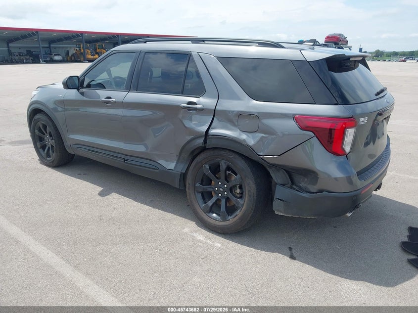 Vin: 1fmsk7kh4ngc49331, lot: 46242386, ford explorer st-line 20223
