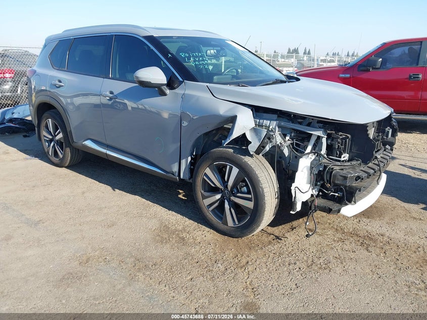 Vin: jn8bt3dc2pw106919, lot: 46242390, nissan rogue platinum fwd 2023 img_1
