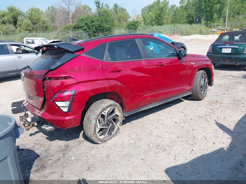 Vin: km8hbca36su251345, lot: 46242431, hyundai kona n line s 20254