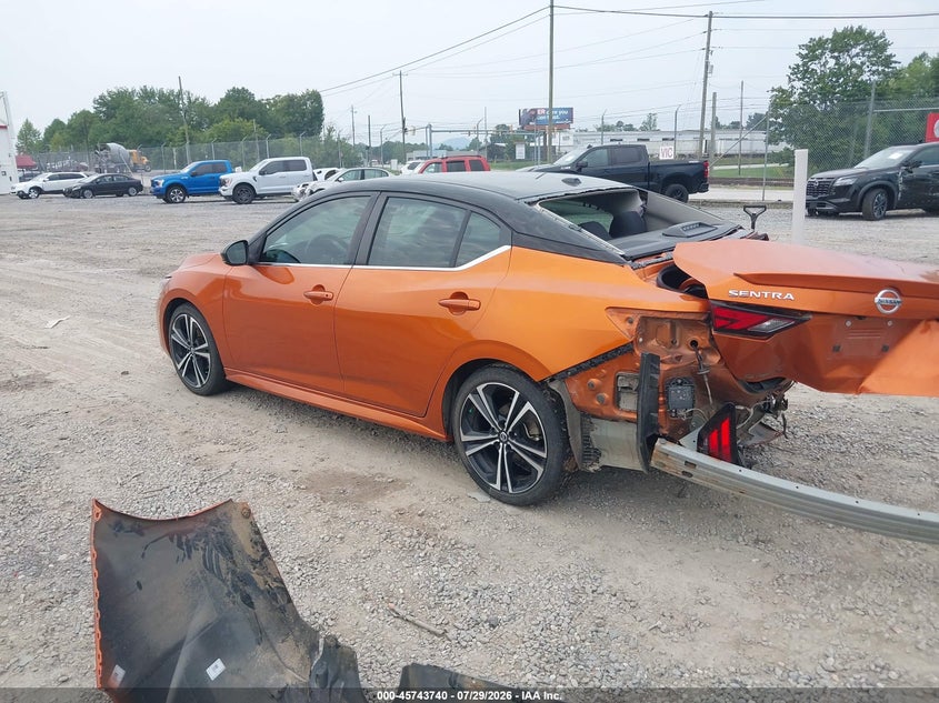 Vin: 3n1ab8dv0ny212318, lot: 46242444, nissan sentra sr xtronic cvt 20223