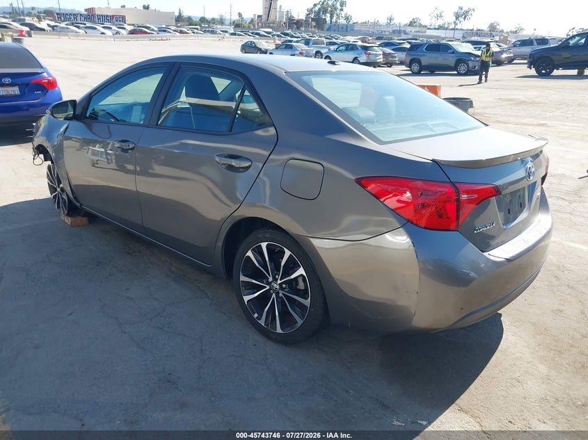 Vin: 2t1burhe5kc129376, lot: 46242450, toyota corolla se 20193