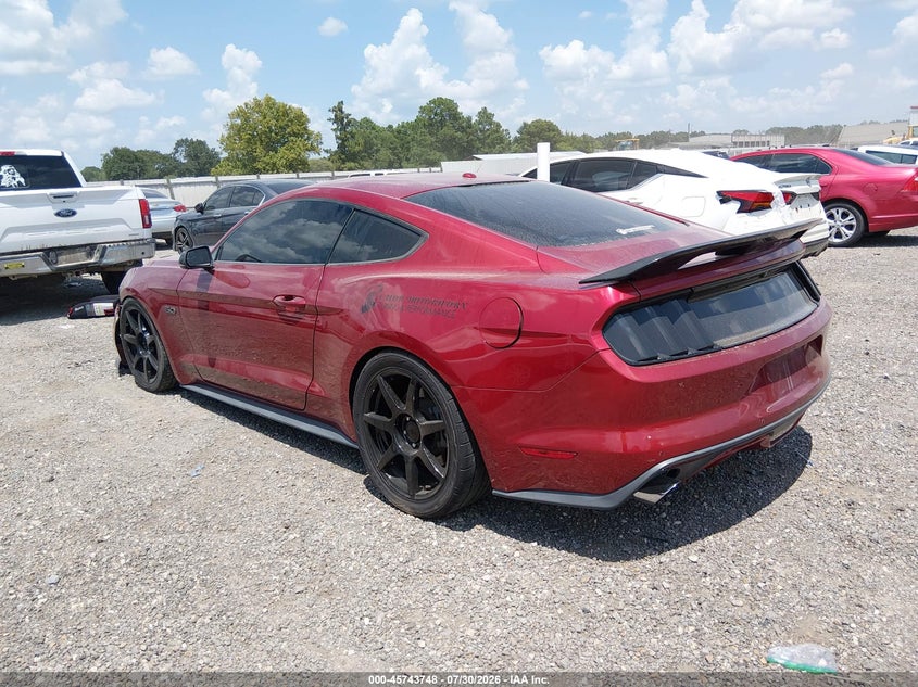Vin: 1fa6p8cf4h5275931, lot: 46242452, ford mustang gt premium 20173