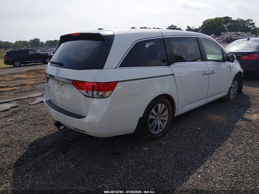 Vin: 5fnrl5h65gb169382, lot: 46242467, honda odyssey ex-l 20164