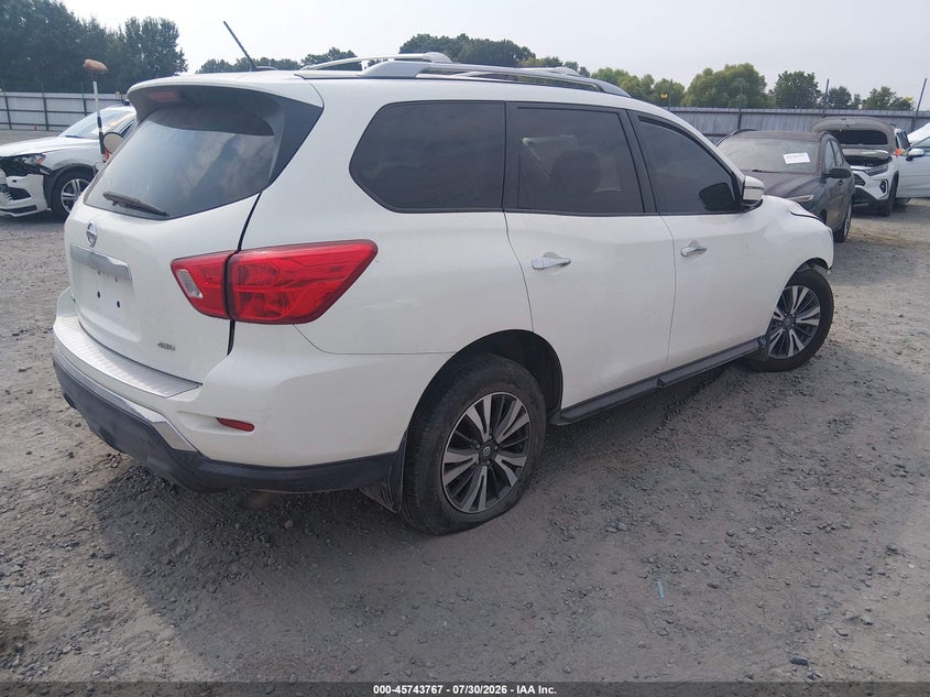 Vin: 5n1dr2mm8hc668425, lot: 46242471, nissan pathfinder s 20174