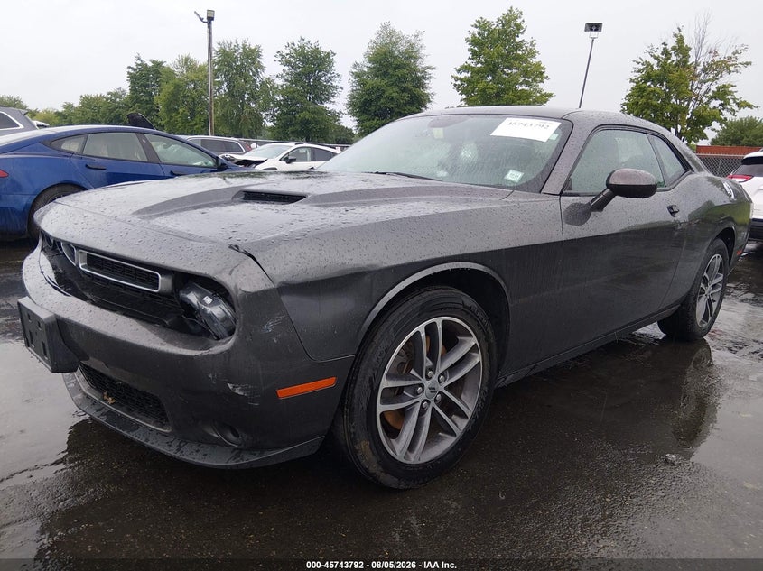 2019 Dodge Challenger, Затопление, IAAI, VIN 2C3CDZGGXKH656542 — фото 2