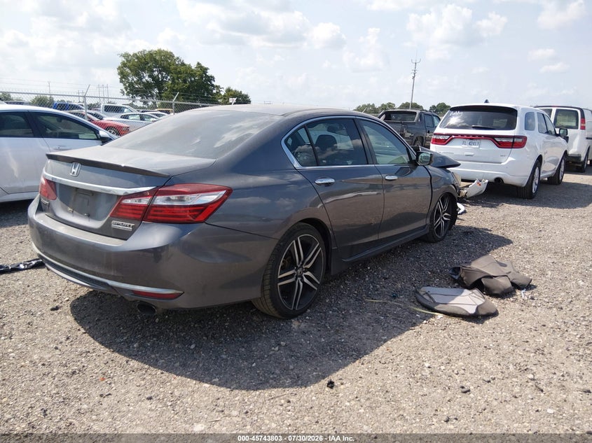 Vin: 1hgcr2f15ha145962, lot: 46242507, honda accord sport se 20174
