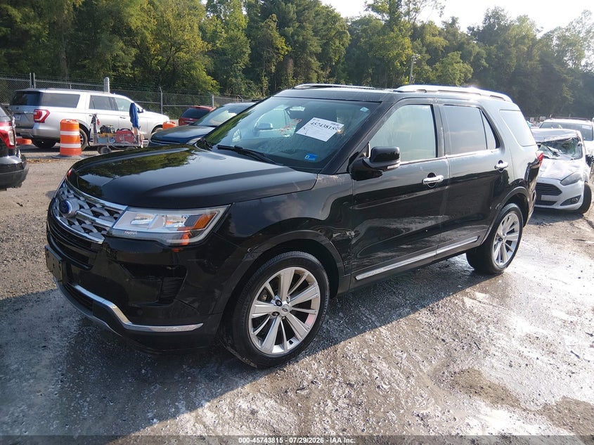 Vin: 1fm5k8f84kgb28677, lot: 46242519, ford explorer limited 20192
