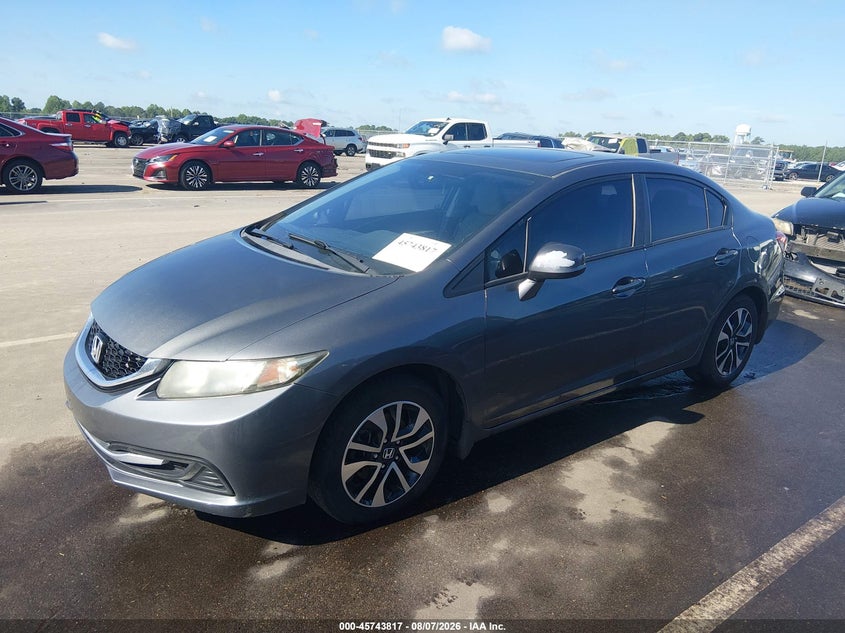 Vin: 19xfb2f80de029816, lot: 46242522, honda civic ex 20132