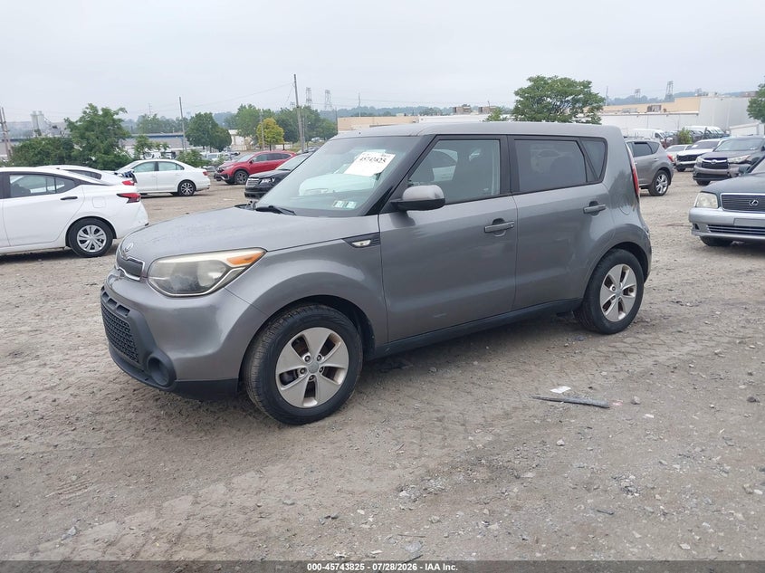 Vin: kndjn2a28e7010615, lot: 46242529, kia soul 20142
