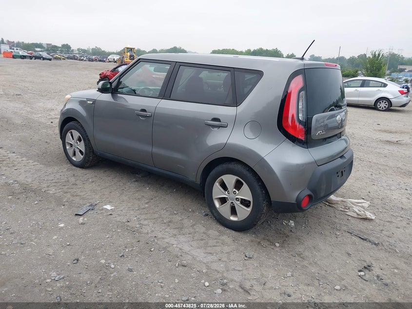 Vin: kndjn2a28e7010615, lot: 46242529, kia soul 20143