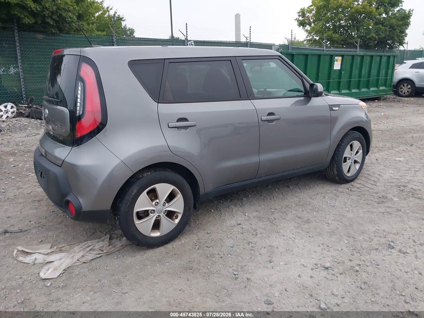 Vin: kndjn2a28e7010615, lot: 46242529, kia soul 20144