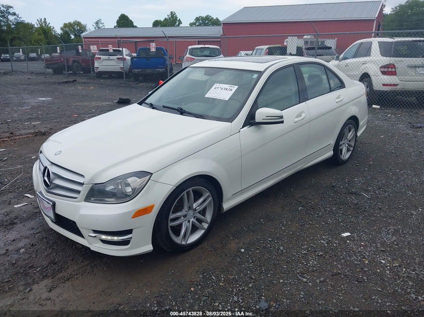 Vin: wddgf8bb2cr210874, lot: 46242532, mercedes-benz c 300 sport 4matic 20122
