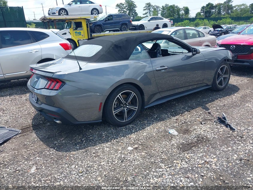 Vin: 1fagp8uh3r5112905, lot: 46242545, ford mustang ecoboost premium 20244