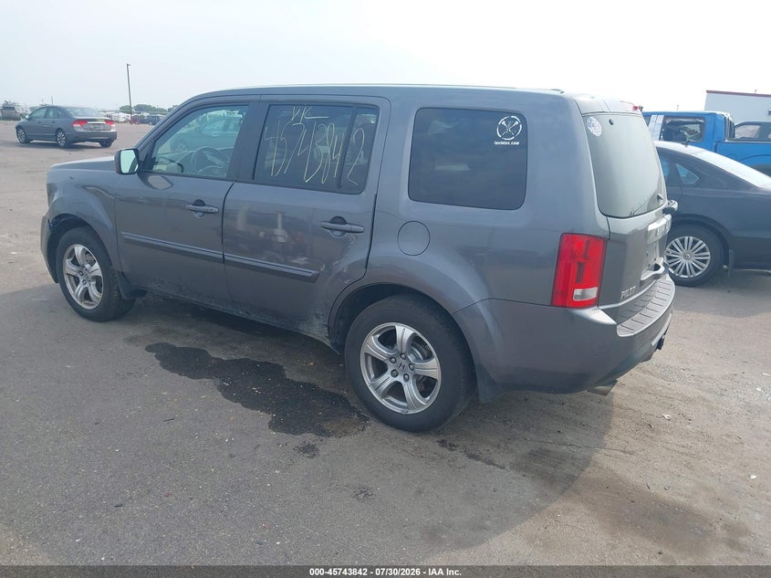 Vin: 5fnyf4h58fb022993, lot: 46242546, honda pilot ex-l 20153