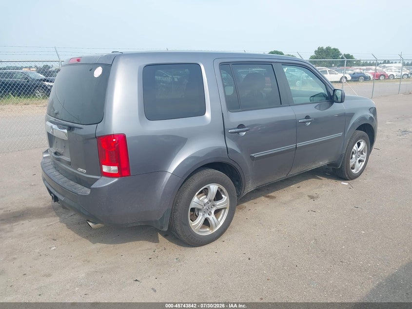 Vin: 5fnyf4h58fb022993, lot: 46242546, honda pilot ex-l 20154