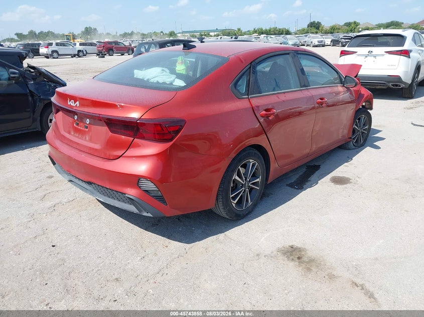 Vin: 3kpf24ad6pe609818, lot: 46242561, kia forte lxs 20234