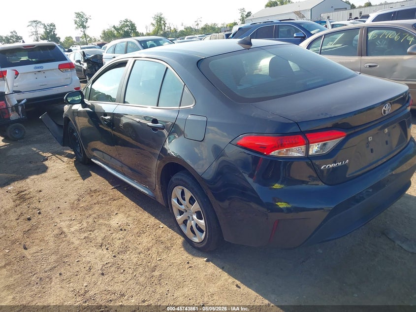 Vin: 5yfepmae7np347910, lot: 46242565, toyota corolla le 20223