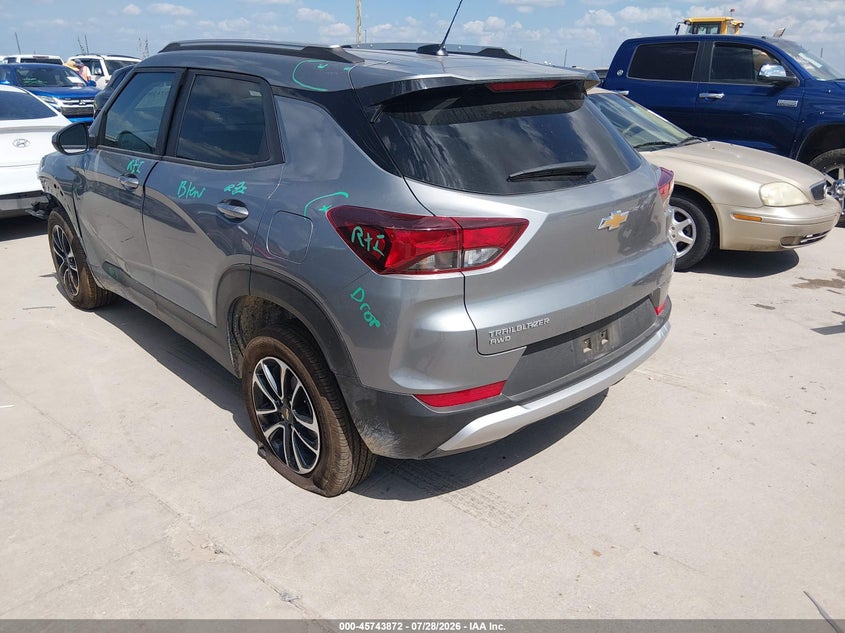 Vin: kl79mrsl5tb099833, lot: 46242576, chevrolet trailblazer awd lt 20263