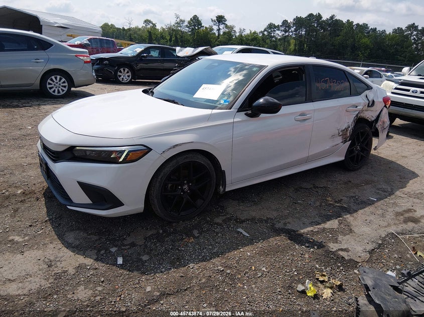 Vin: 2hgfe2f51nh549561, lot: 46242578, honda civic sport 20222