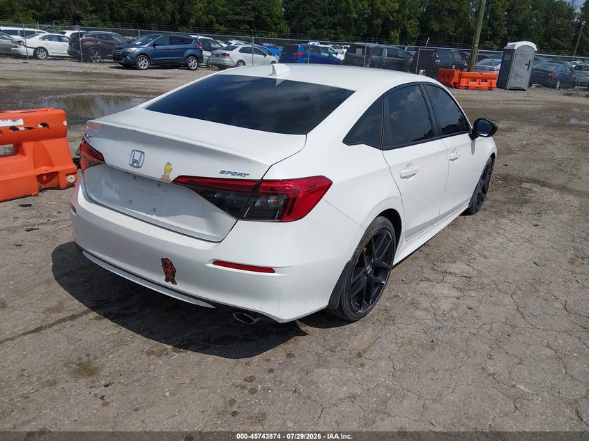 Vin: 2hgfe2f51nh549561, lot: 46242578, honda civic sport 20224