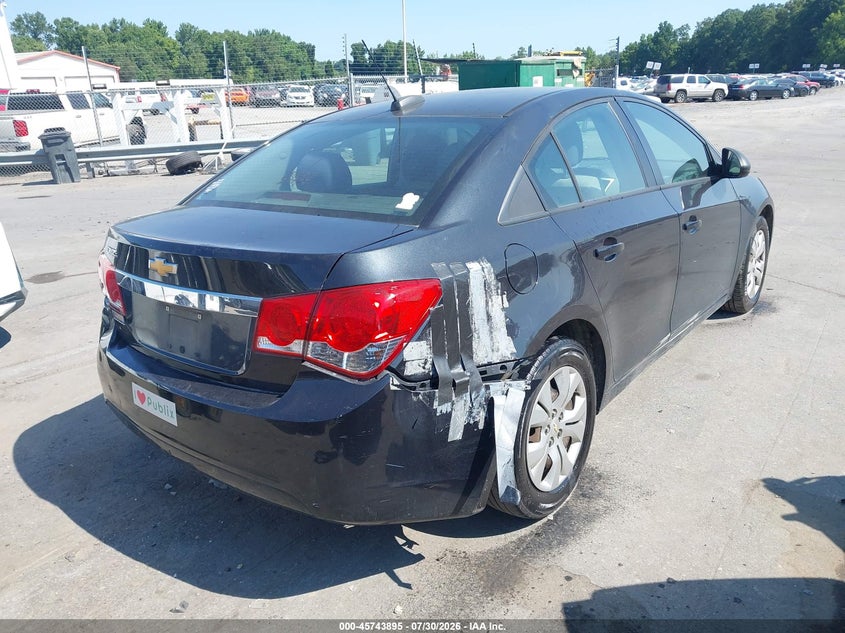 Vin: 1g1pc5sh8g7151068, lot: 46242599, chevrolet cruze limited ls auto 20164