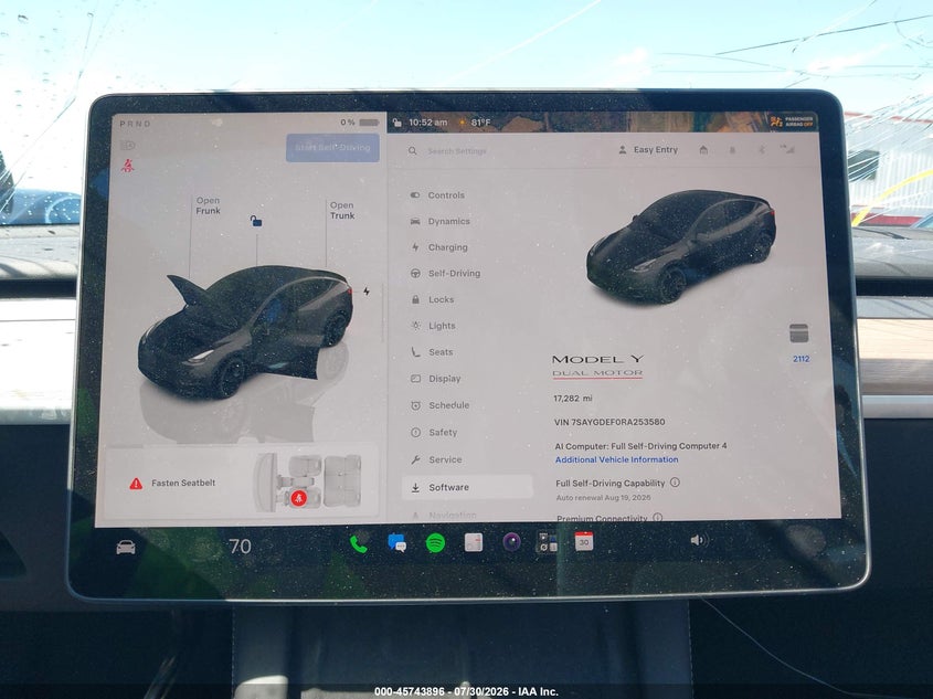 2024 TESLA MODEL Y SPORT UTILITY VEHICLE ELECTRIC