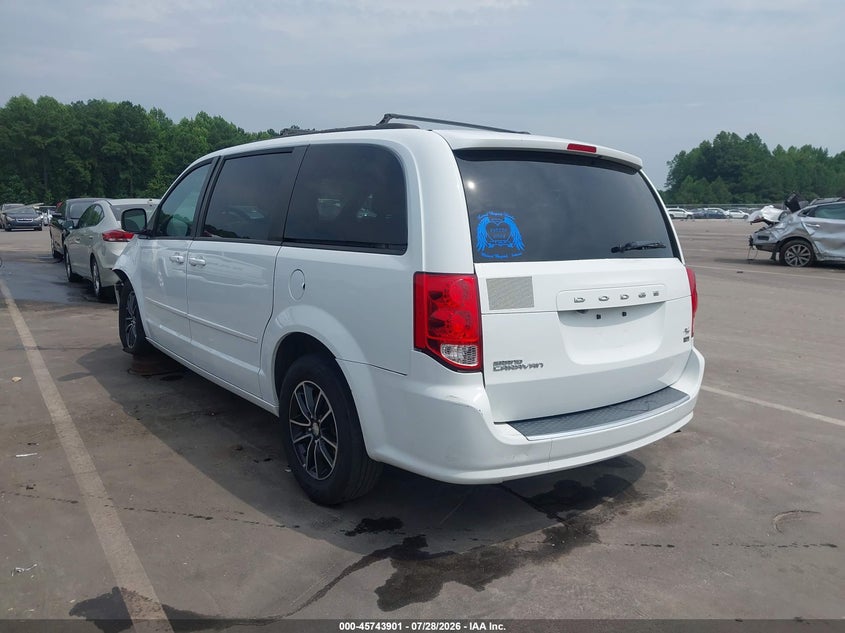 Vin: 2c4rdgeg2gr318809, lot: 46242605, dodge grand caravan r/t 20163