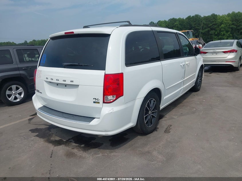Vin: 2c4rdgeg2gr318809, lot: 46242605, dodge grand caravan r/t 20164