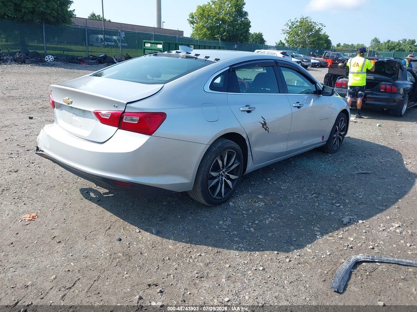 Vin: 1g1zd5stxjf279707, lot: 46242608, chevrolet malibu lt 20184