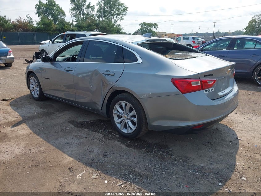 Vin: 1g1zd5st4sf106282, lot: 46242624, chevrolet malibu fwd 1lt 20253