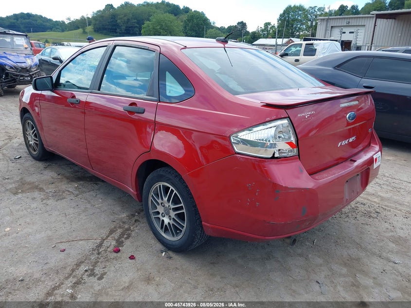 Vin: 1fahp3fn9bw160578, lot: 46242630, ford focus se 20113