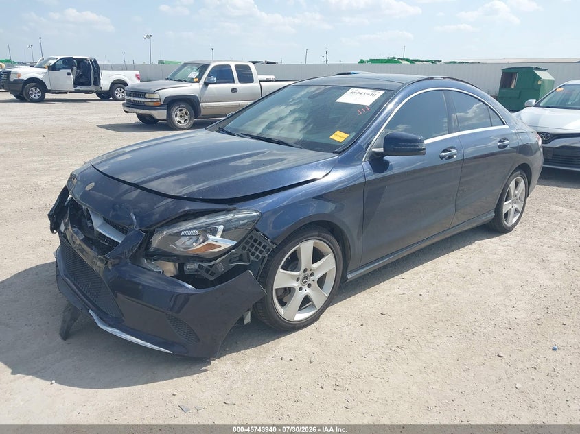 Vin: wddsj4gb2jn605149, lot: 46242645, mercedes-benz cla 250 4matic 20182
