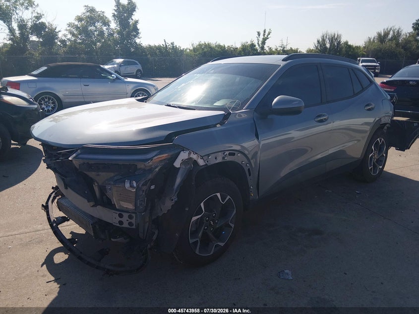 Vin: kl77lhe22rc052186, lot: 46242662, chevrolet trax fwd lt 20242