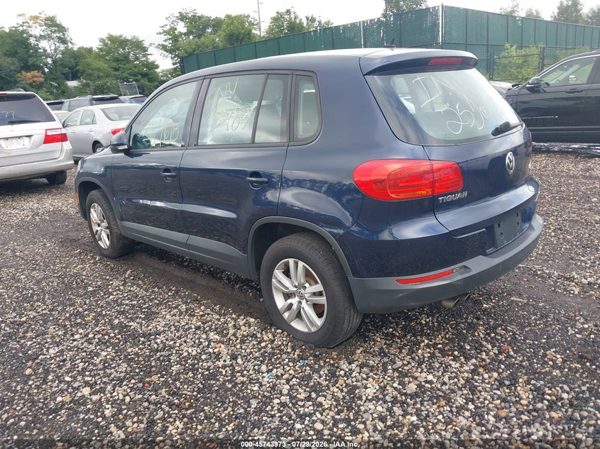 Vin: wvgbv7ax7cw560710, lot: 46242677, volkswagen tiguan s 20123