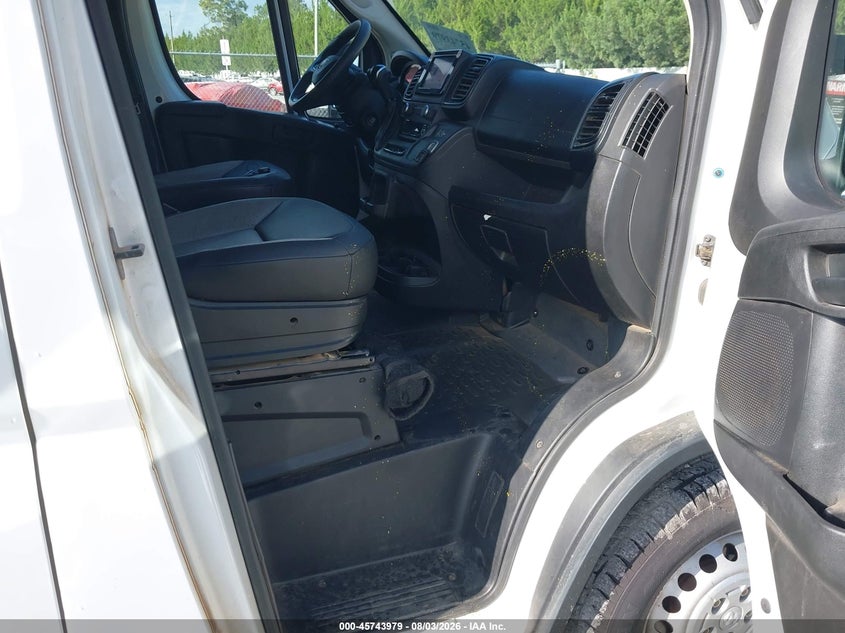 Vin: 3c6lrvdg0se513421, lot: 46242683, ram promaster 2500 tradesman high roof 159 wb w/pass seat 20251