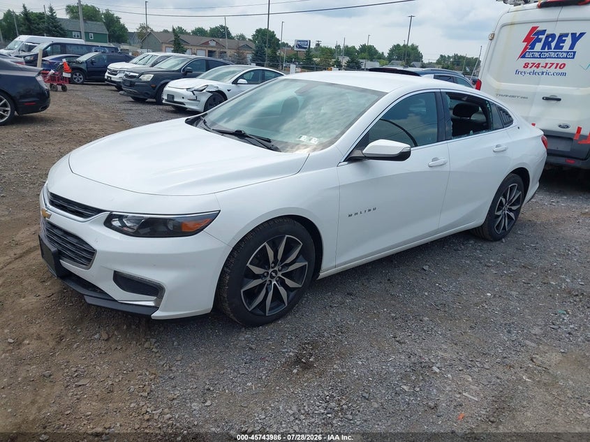 Vin: 1g1zd5st9jf278256, lot: 46242691, chevrolet malibu lt 20182